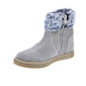 Botines Gioseppo zapatos Niña modelo Aside Gris Cremallera