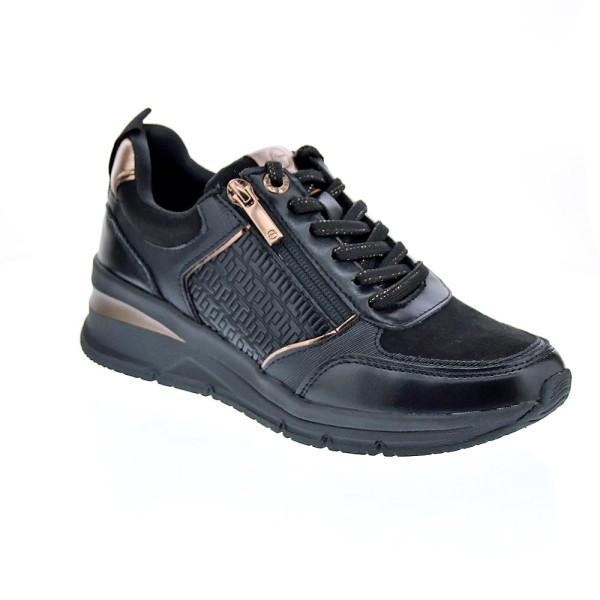 Zapatillas Tamaris zapatos Mujer modelo 23721 Negro Cordón