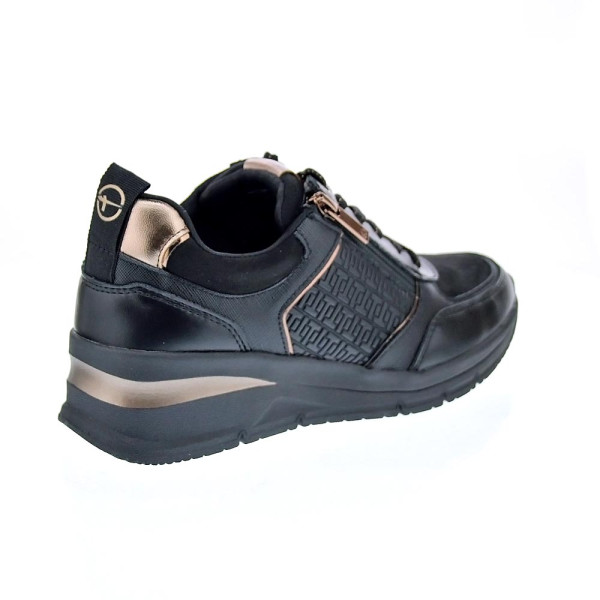 Zapatillas Tamaris zapatos Mujer modelo 23721 Negro Cordón