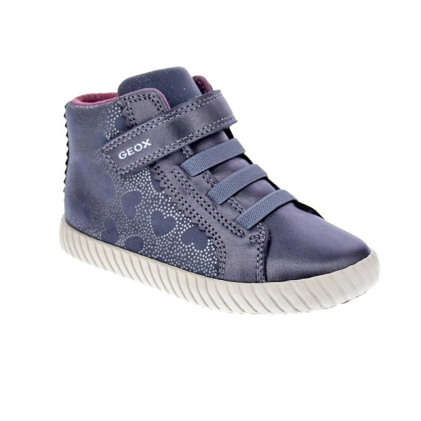 Zapatillas botas Geox zapatos Niña modelo Mirroles Gris Elástico