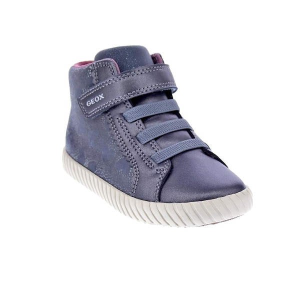 Zapatillas botas Geox zapatos Niña modelo Mirroles Gris Elástico