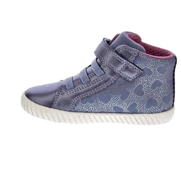 Zapatillas botas Geox zapatos Niña modelo Mirroles Gris Elástico