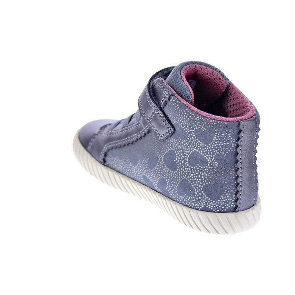 Zapatillas botas Geox zapatos Niña modelo Mirroles Gris Elástico