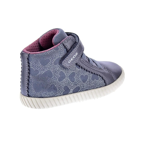 Zapatillas botas Geox zapatos Niña modelo Mirroles Gris Elástico