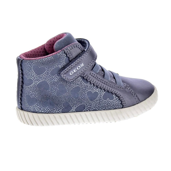 Zapatillas botas Geox zapatos Niña modelo Mirroles Gris Elástico