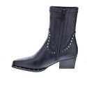 Botines Noa Harmon zapatos Mujer modelo 009762 Negro Cremallera