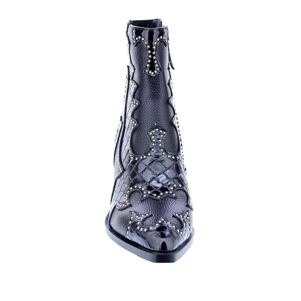 Botines Noa Harmon zapatos Mujer modelo 009098 Negro Cremallera