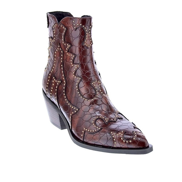 Botines Noa Harmon zapatos Mujer modelo 009098 Marrón Cremallera