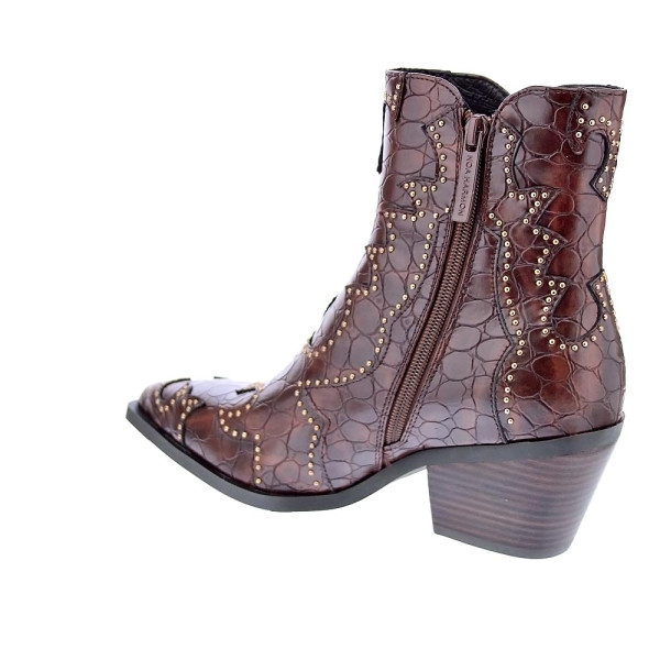 Botines Noa Harmon zapatos Mujer modelo 009098 Marrón Cremallera