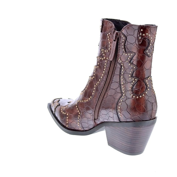 Botines Noa Harmon zapatos Mujer modelo 009098 Marrón Cremallera