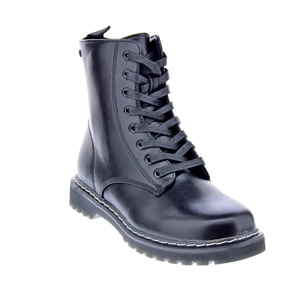 Botines Mtng zapatos Mujer modelo Calm Negro Cordón