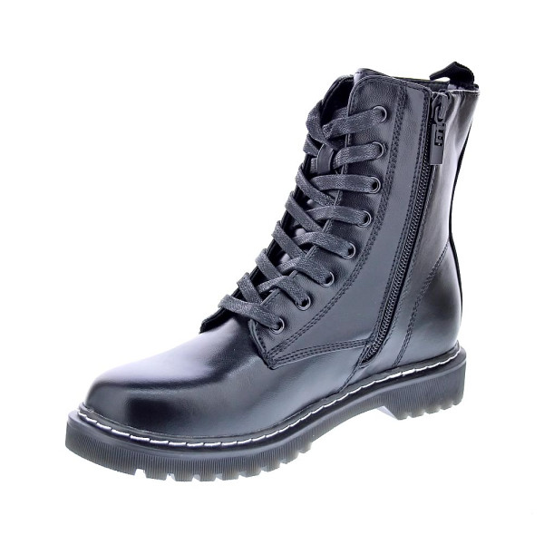 Botines Mtng zapatos Mujer modelo Calm Negro Cordón