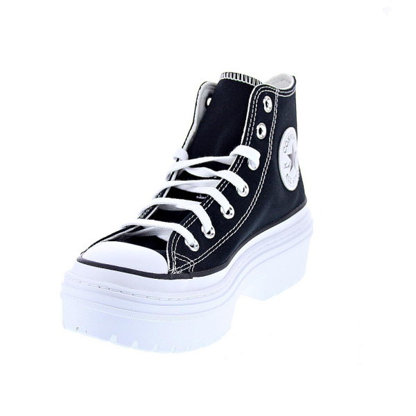 Zapatillas botas Converse zapatos Mujer modelo All Star Lugged Negro Cordón