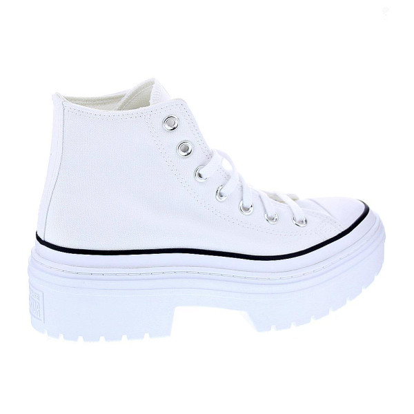 Zapatillas botas Converse zapatos Mujer modelo All Star Lugged Blanco Cordón