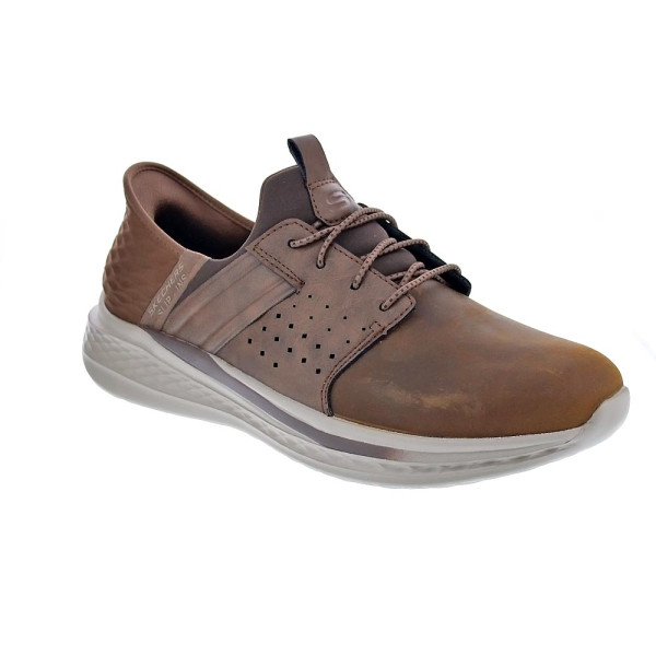 Zapatos Skechers zapatos Hombre modelo Street Wear 210828 CDB Marrón Elástico