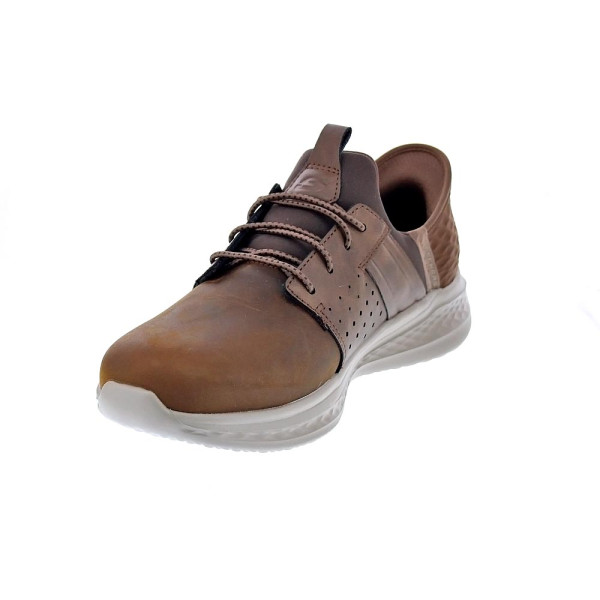 Zapatos Skechers zapatos Hombre modelo Street Wear 210828 CDB Marrón Elástico