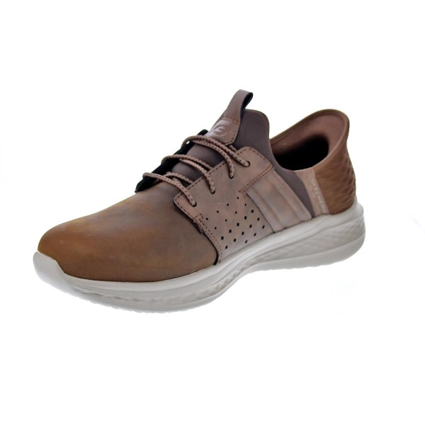 Zapatos Skechers zapatos Hombre modelo Street Wear 210828 CDB Marrón Elástico