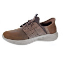 Zapatos Skechers zapatos Hombre modelo Street Wear 210828 CDB Marrón Elástico