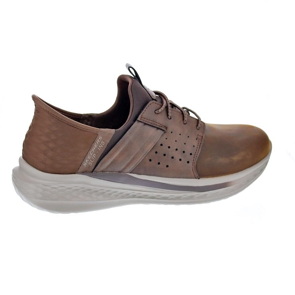 Zapatos Skechers zapatos Hombre modelo Street Wear 210828 CDB Marrón Elástico