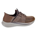 Zapatos Skechers zapatos Hombre modelo Street Wear 210828 CDB Marrón Elástico