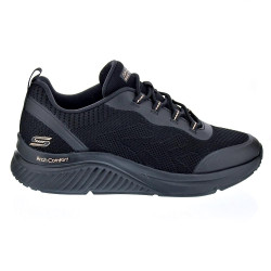 Zapatillas Skechers zapatos Mujer modelo Bobs Sport Negro Elástico