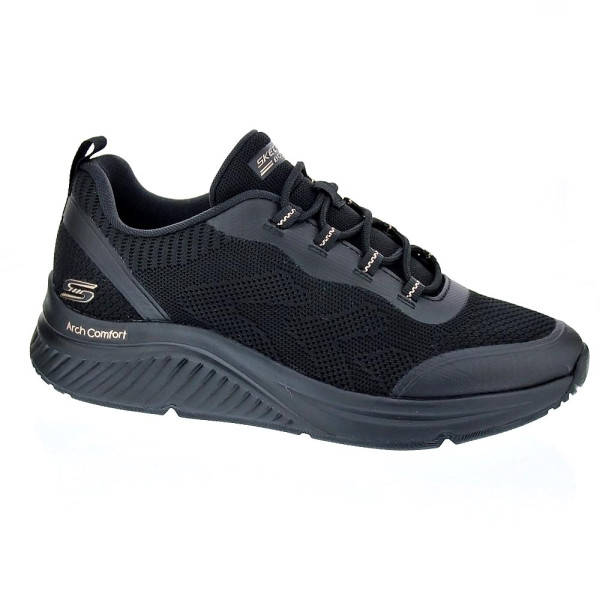 Zapatillas Skechers zapatos Mujer modelo Bobs Sport Negro Elástico