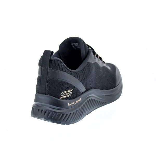 Zapatillas Skechers zapatos Mujer modelo Bobs Sport Negro Elástico
