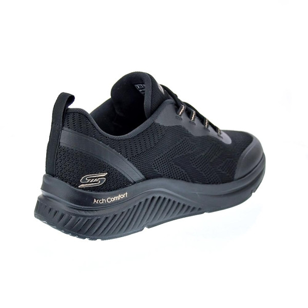 Zapatillas Skechers zapatos Mujer modelo Bobs Sport Negro Elástico