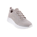 Zapatillas Skechers zapatos Mujer modelo Bobs Sport Beige Elástico