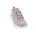 Zapatillas Skechers zapatos Mujer modelo Bobs Sport Beige Elástico