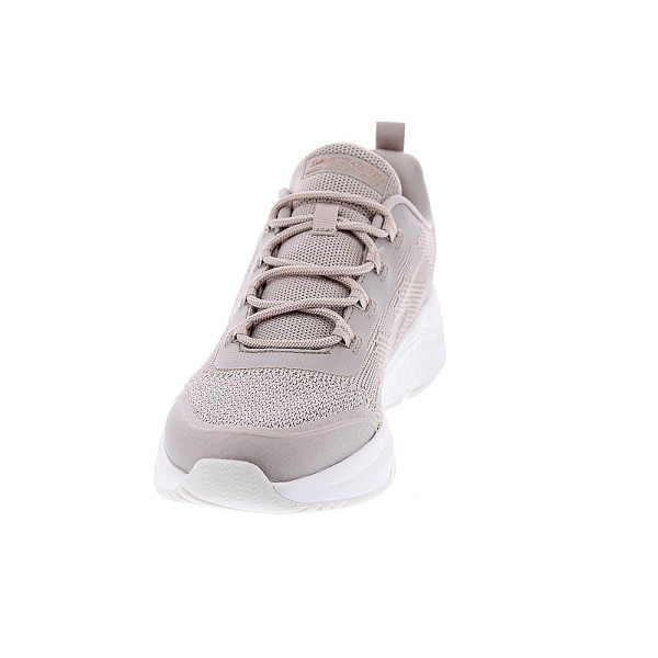Zapatillas Skechers zapatos Mujer modelo Bobs Sport Beige Elástico