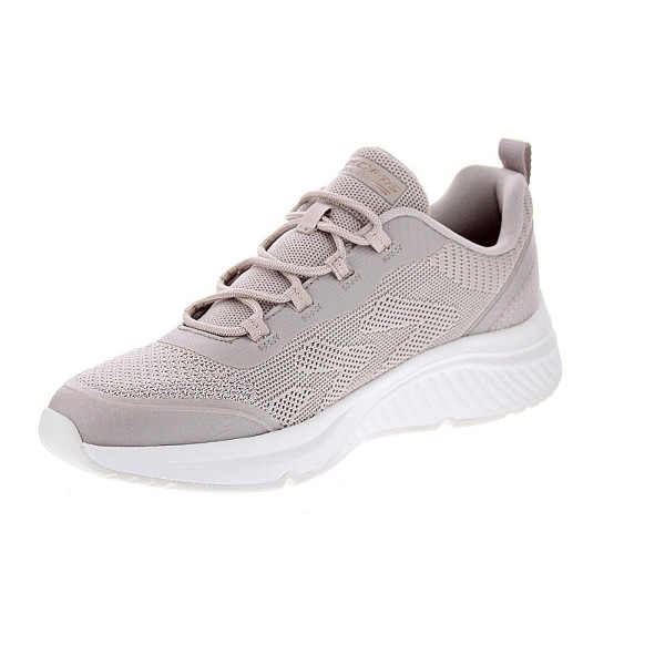 Zapatillas Skechers zapatos Mujer modelo Bobs Sport Beige Elástico