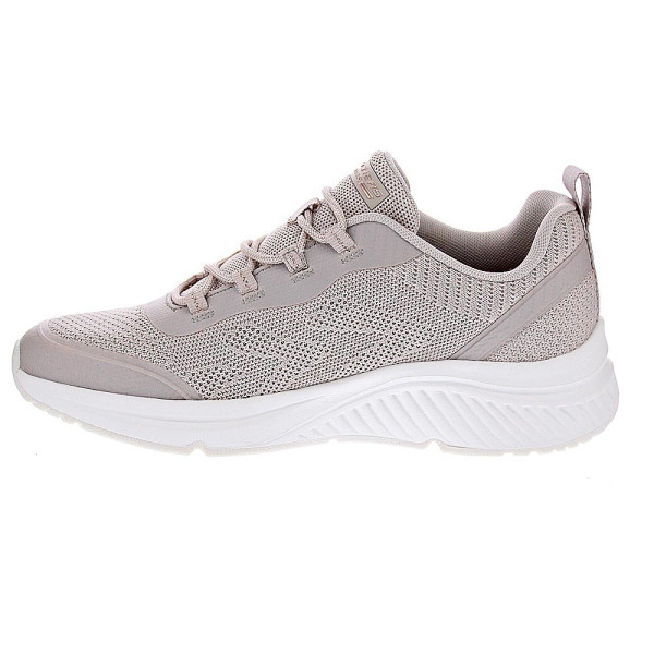 Zapatillas Skechers zapatos Mujer modelo Bobs Sport Beige Elástico