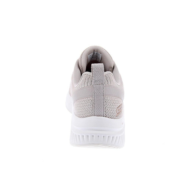 Zapatillas Skechers zapatos Mujer modelo Bobs Sport Beige Elástico