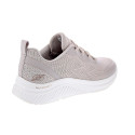 Zapatillas Skechers zapatos Mujer modelo Bobs Sport Beige Elástico