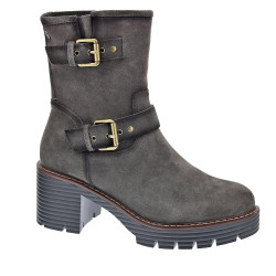 Botines Carmela zapatos Mujer modelo 16191204 Gris Cremallera 2