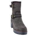 Botines Carmela zapatos Mujer modelo 16191204 Gris Cremallera