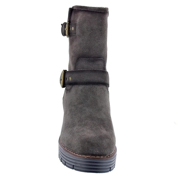 Botines Carmela zapatos Mujer modelo 16191204 Gris Cremallera