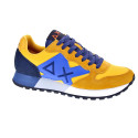 Zapatillas Sun68 AX zapatos Hombre modelo Jaki Solid Amarillo Cordón