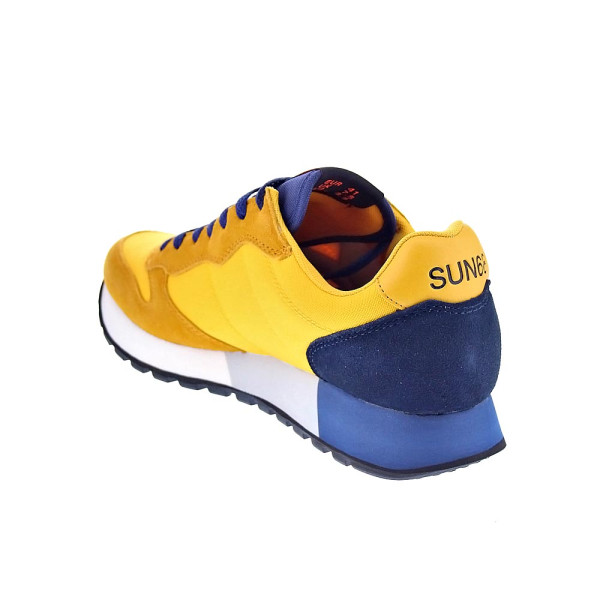 Zapatillas Sun68 AX zapatos Hombre modelo Jaki Solid Amarillo Cordón