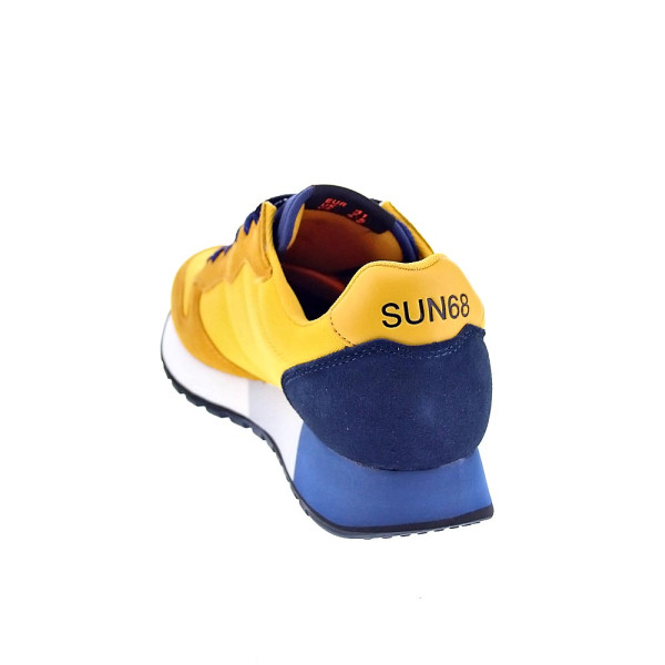 Zapatillas Sun68 AX zapatos Hombre modelo Jaki Solid Amarillo Cordón