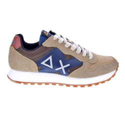 Zapatillas Sun68 AX zapatos Hombre modelo Jaki Bicolor Beige Cordón