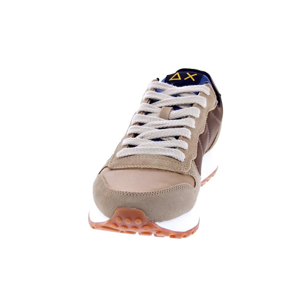 Zapatillas Sun68 AX zapatos Hombre modelo Jaki Bicolor Beige Cordón