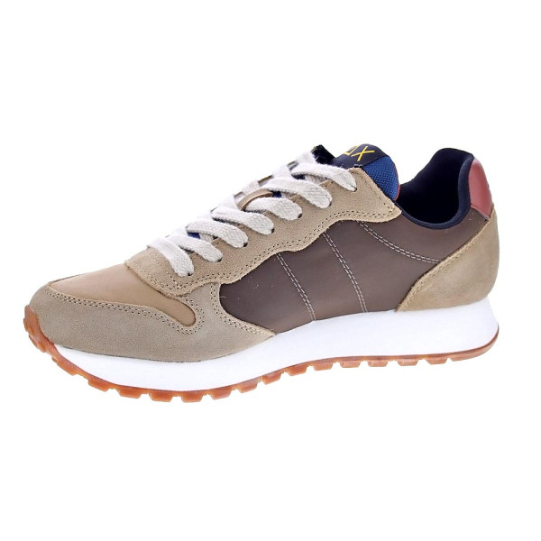 Zapatillas Sun68 AX zapatos Hombre modelo Jaki Bicolor Beige Cordón