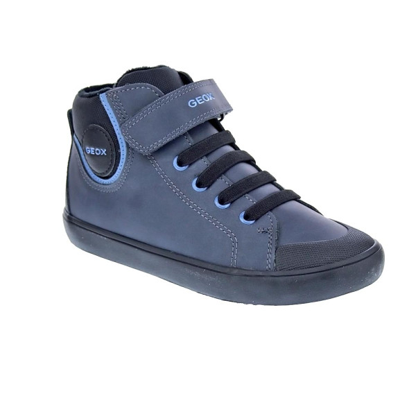 Botines Geox zapatos Niño modelo Gisli Boy Azul Elástico