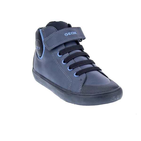 Botines Geox zapatos Niño modelo Gisli Boy Azul Elástico