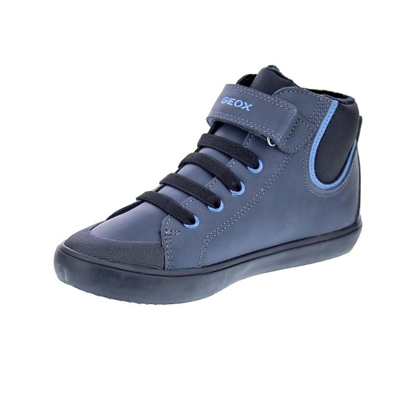 Botines Geox zapatos Niño modelo Gisli Boy Azul Elástico