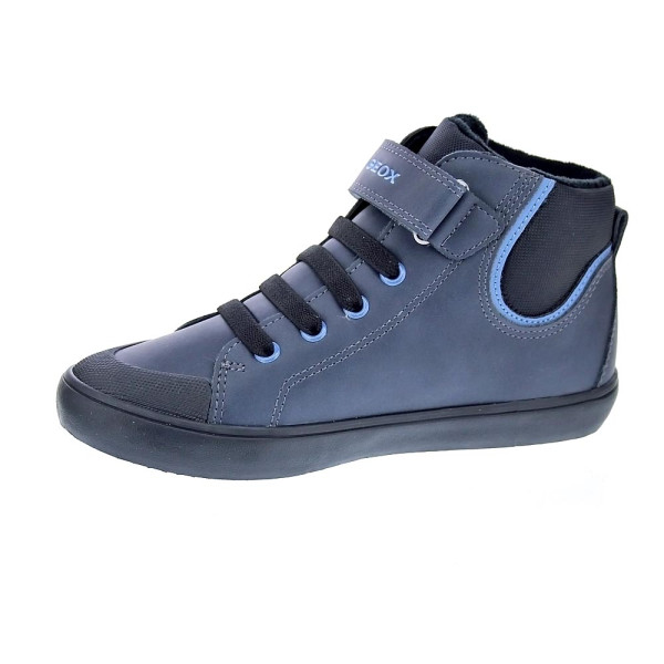 Botines Geox zapatos Niño modelo Gisli Boy Azul Elástico