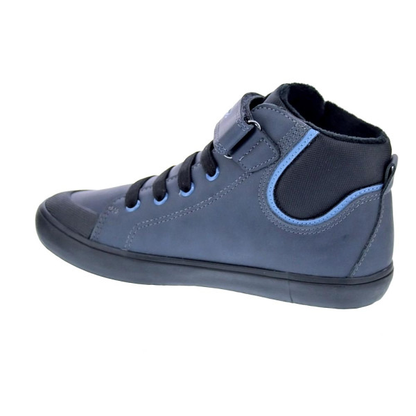 Botines Geox zapatos Niño modelo Gisli Boy Azul Elástico