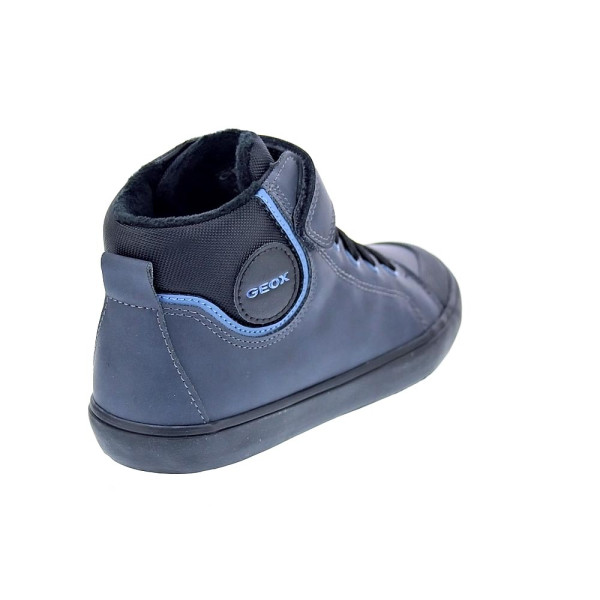 Botines Geox zapatos Niño modelo Gisli Boy Azul Elástico